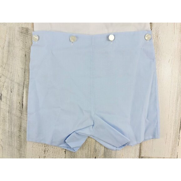 Feltman Bros Boys Sz 3T Smocked Diamond Bobby Suit Button In Romper NWT - Picture 3 of 16